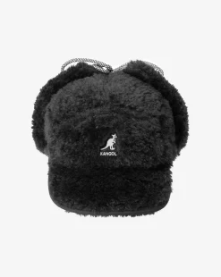 Kangol Faux Shearling Utility Flap Cap