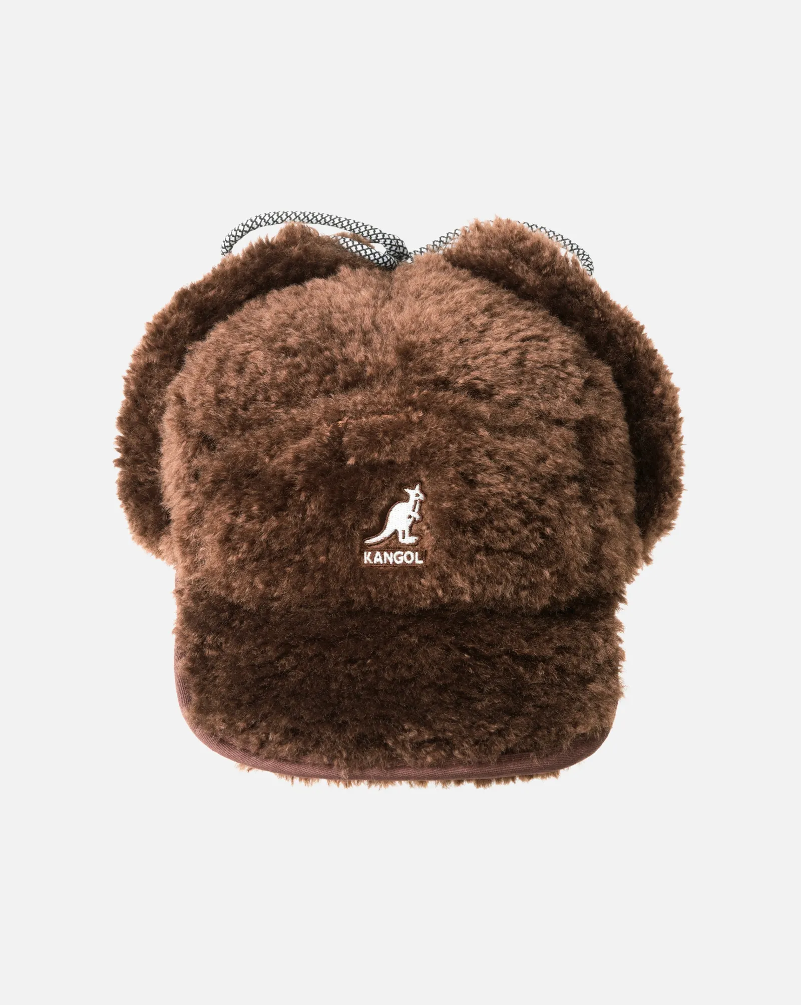 Kangol Faux Shearling Utility Flap Cap