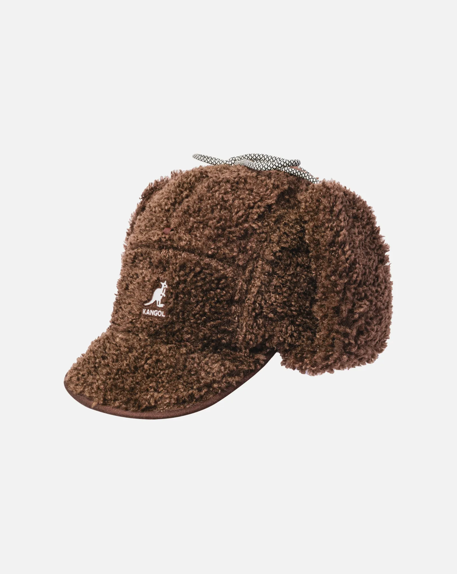 Kangol Faux Shearling Utility Flap Cap