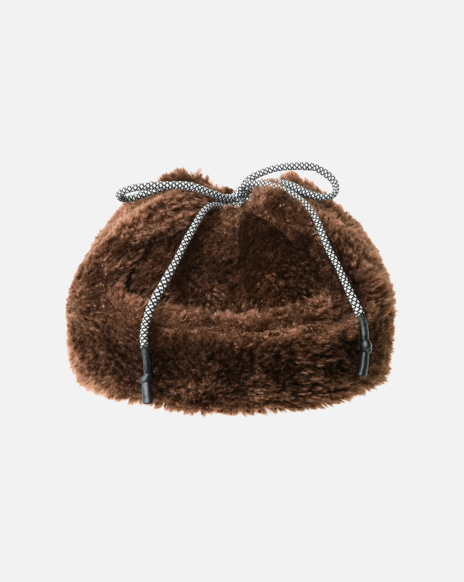 Kangol Faux Shearling Utility Flap Cap