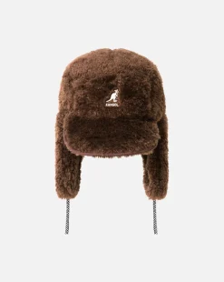 Kangol Faux Shearling Utility Flap Cap