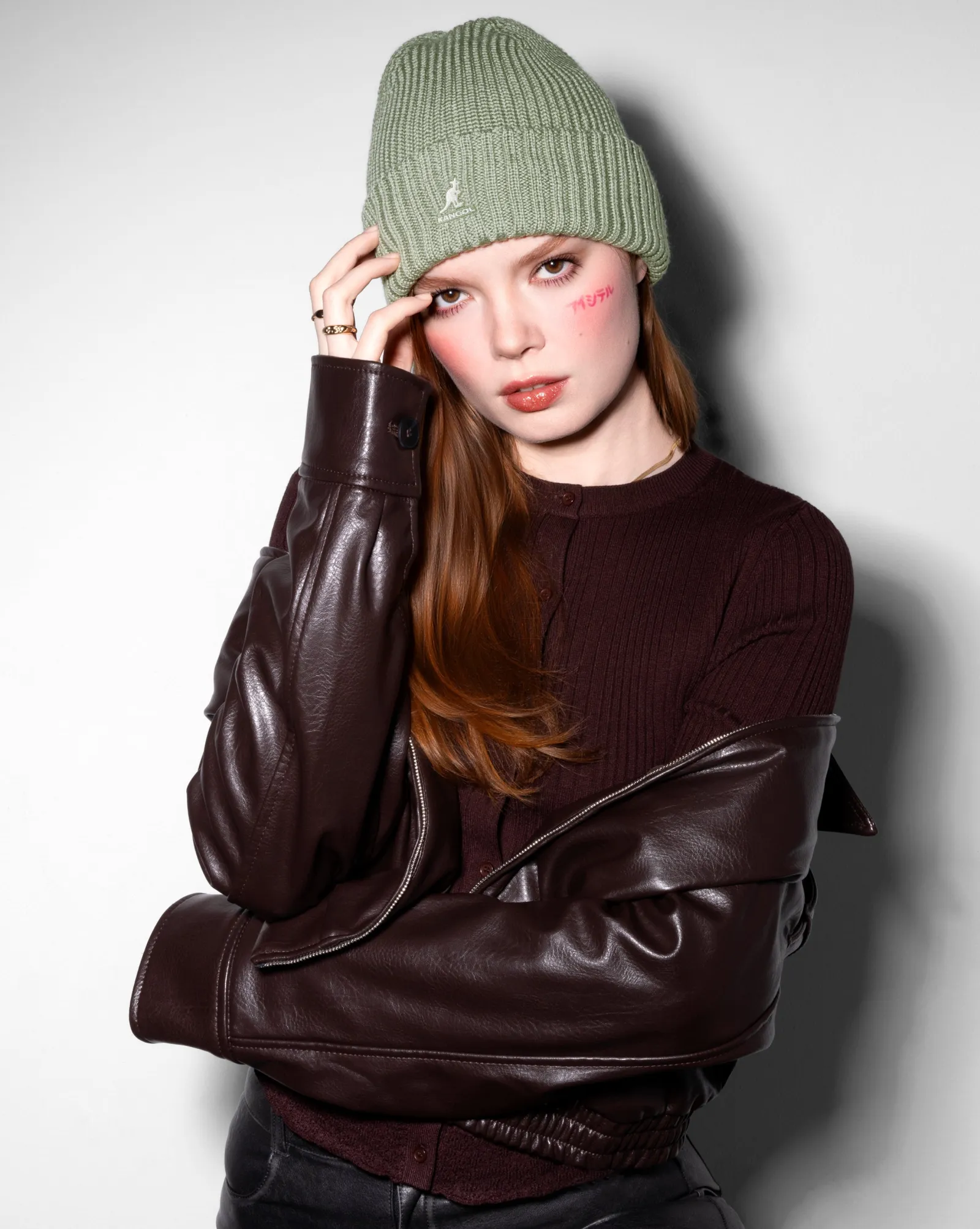 Kangol Merino Wool Rib Beanie